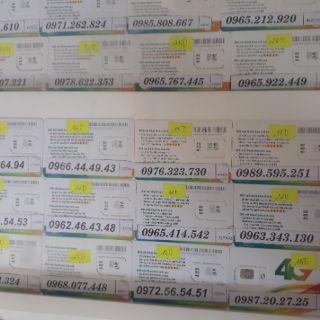 Sim viettel số đẹp giá rẻ