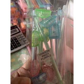 com bo Bút gel tím xoá được