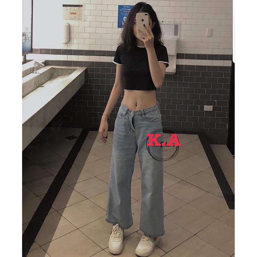 [FREESHIP ĐƠN TỪ 50K] Áo croptop body cổ viền KAN0319