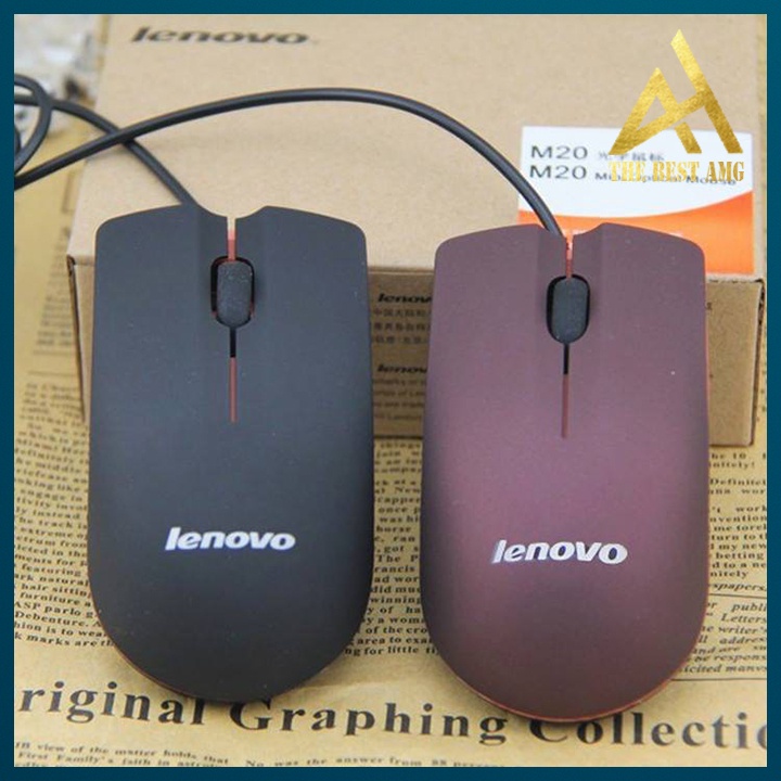 Chuột Máy Tính Có Dây Gaming Lenovo M20 Chuột Laptop Giá Rẻ Mouse Chơi Game