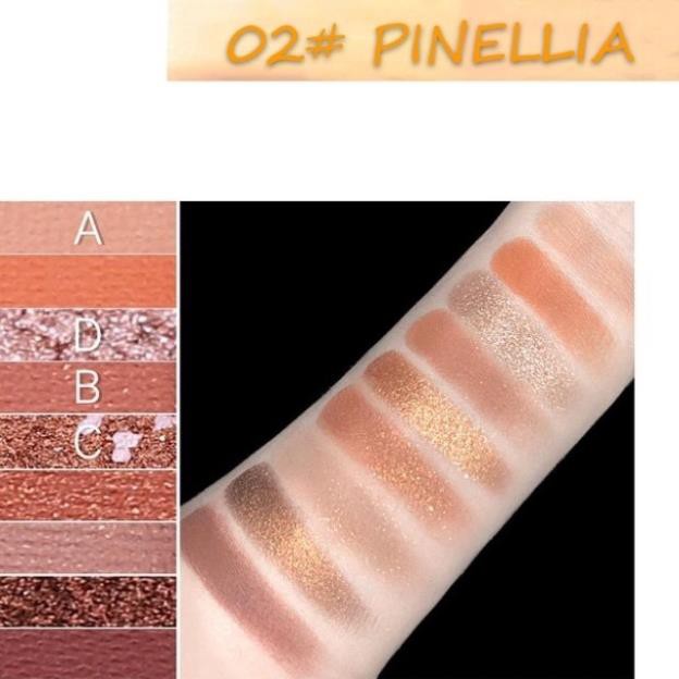 NOVO - Bảng phấn mắt 9 màu Notebook tone hồng cam đào trendy | BigBuy360 - bigbuy360.vn