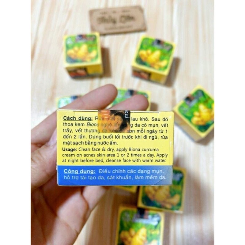 KEM BIONA MỤN VỚI NGHỆ VÀ VITAMIN B2