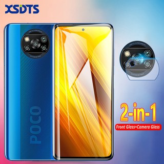 XIAOMI Kính Cường Lực 2 Trong 1 Bảo Vệ Camera Poco X3 Xiaomi Poco X3 Nfc Tempered Glass