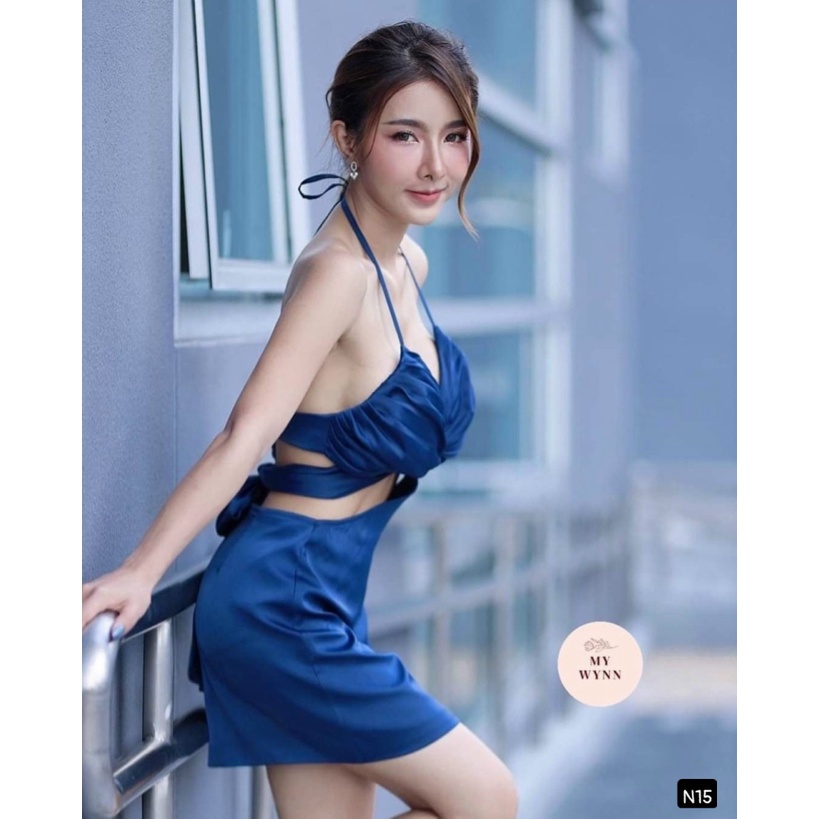 Đầm Body Nữ Cắt Xẻ Hở Bạo Cho Các Nàng Thích Phong Cách Chảy Lửa Nóng Bỏng Quyến rũ Pu