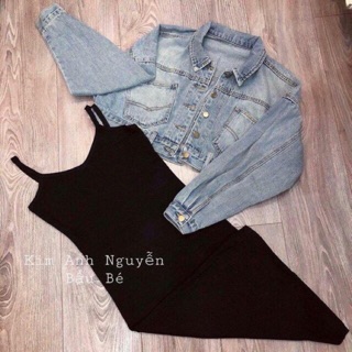 Áo bò croptop chất đẹp