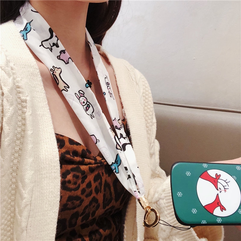 Mới Dây Đeo Điện Thoại Họa Tiết Hoạt Hình Xinh Xắn