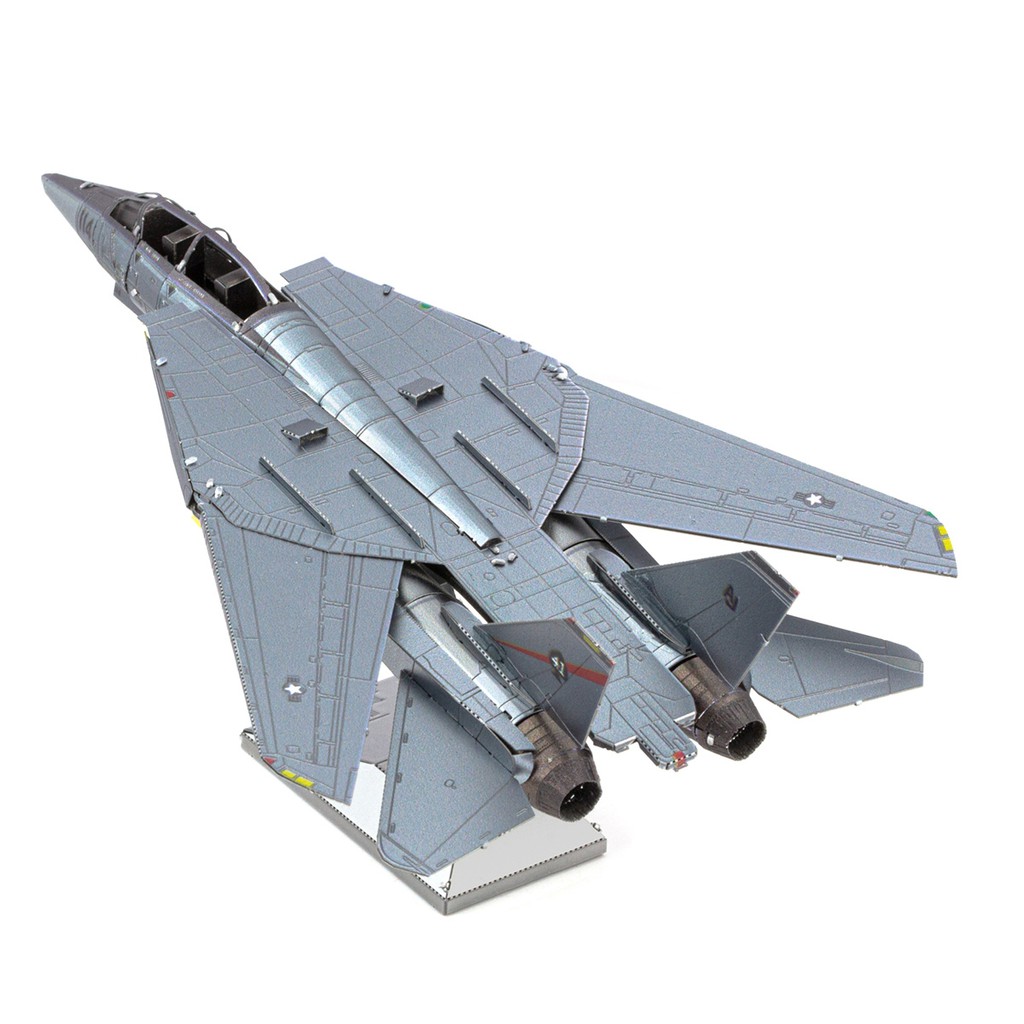 Mô Hình Lắp Ghép kim Loại 3D Máy bay tiêm kích F-14 Tomcat