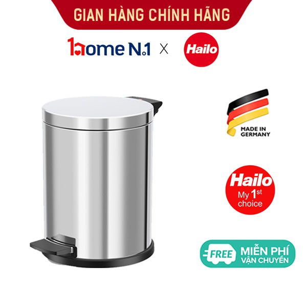 Thùng rác Hailo Solid. Hàng chính hãng, sản xuất tại Đức. Bảo hành 12 tháng.