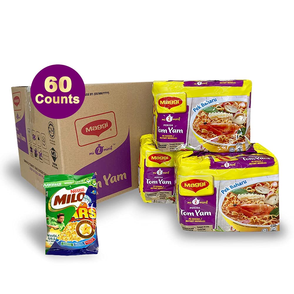 Mì gói hương Canh chua hiệu Maggi Tom Yam Instant Noodles 80gr