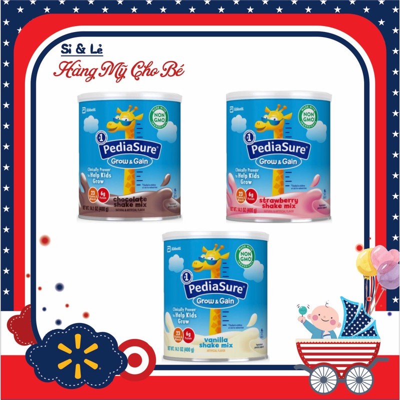 Sữa hươu cao cổ Pediasure Mỹ date 3/2022