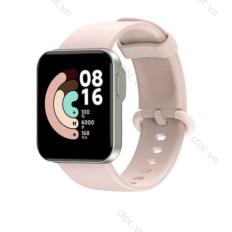 Dây đeo đồng hồ chất liệu silicon thoải mái thay thế cho Xiaomi Mi Watch Lite