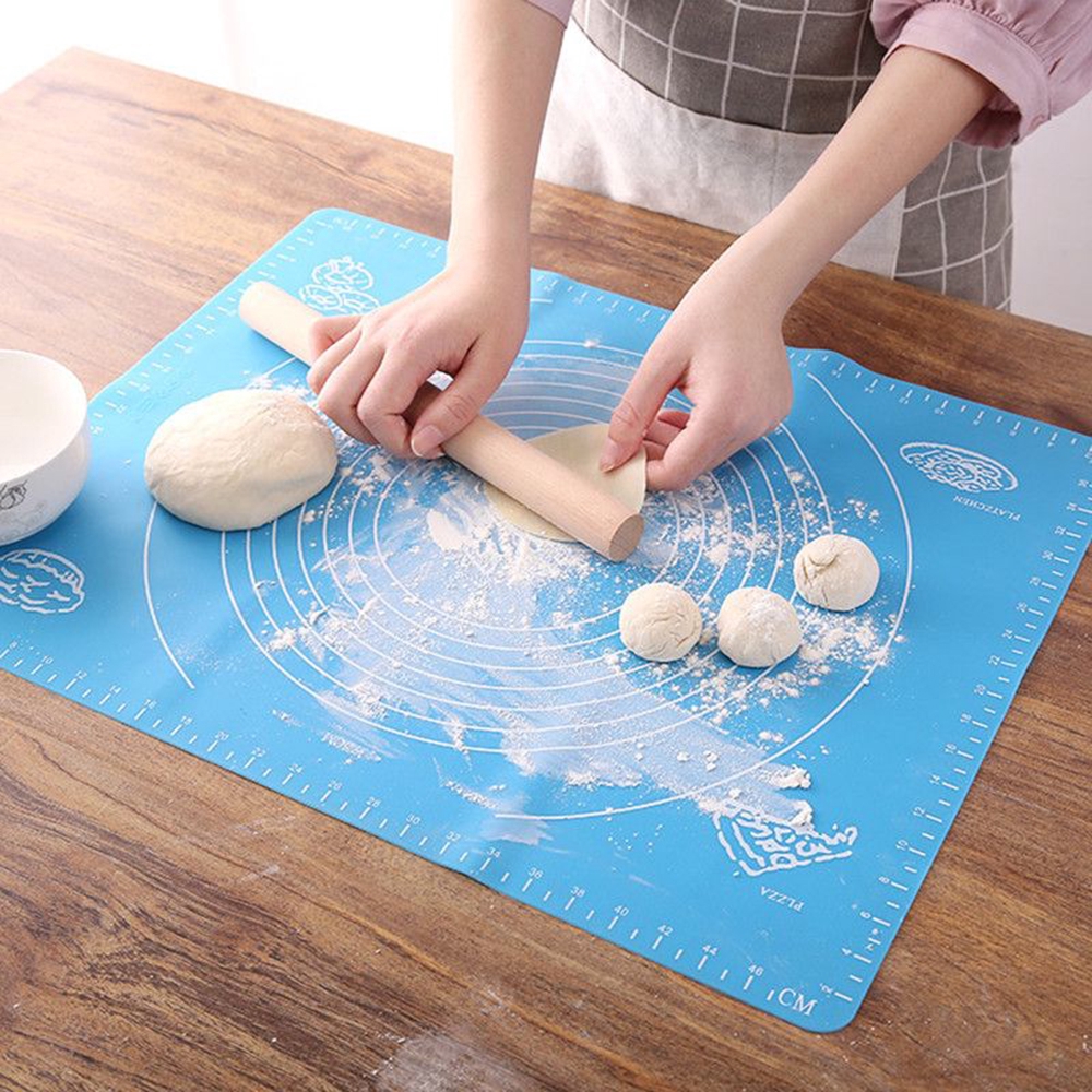 Thảm silicon nhào bột làm bánh tiện lợi