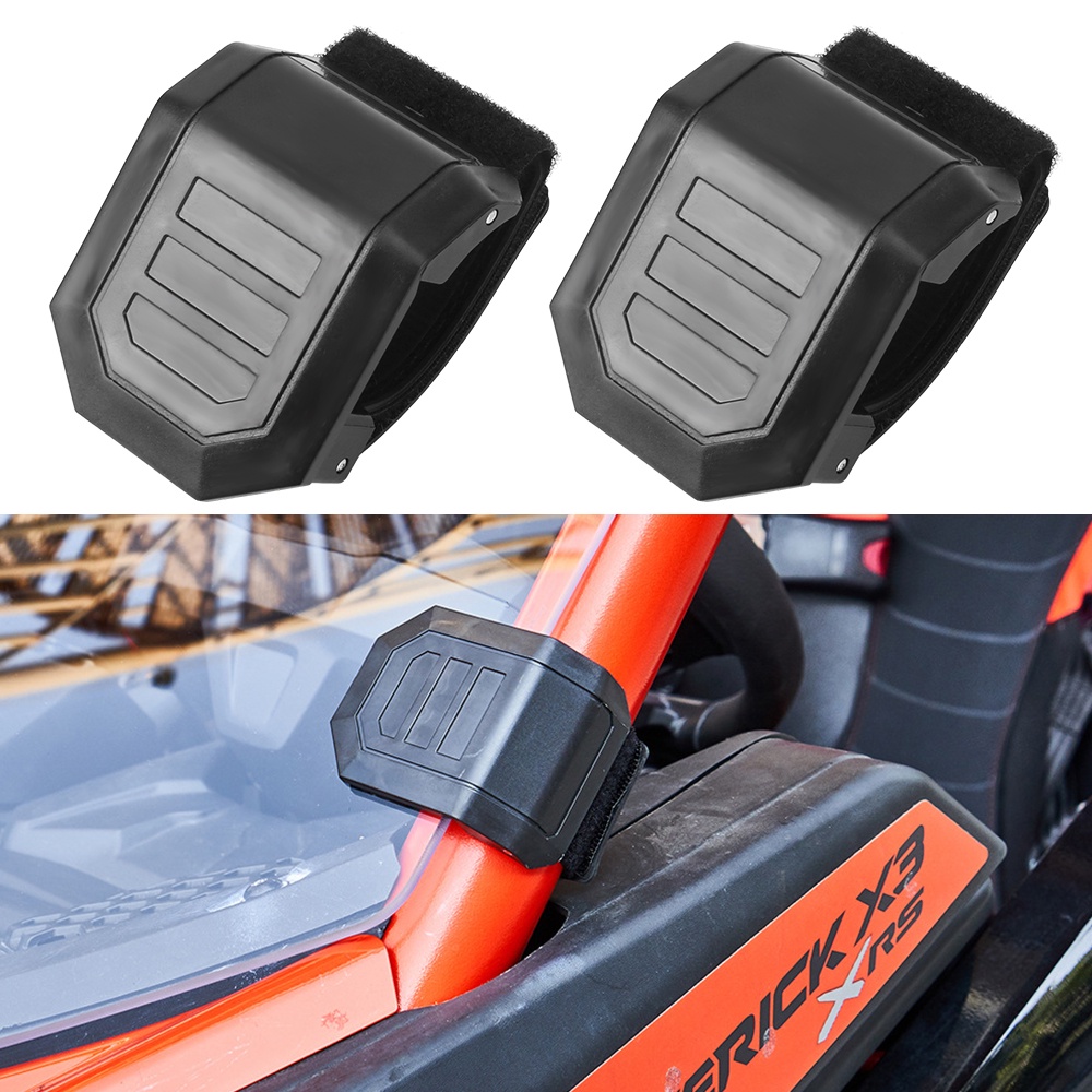 Set 2 kẹp kính chắn gió cho xe Honda Pioneer UTV Polaris RZR XP / Can-Am Maverick / X3 1000 Commander