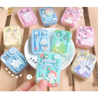 Bộ bấm móng tay cô gái thỏ màu sắc BMT4 cute dễ thương ( 2 bấm móng tay)