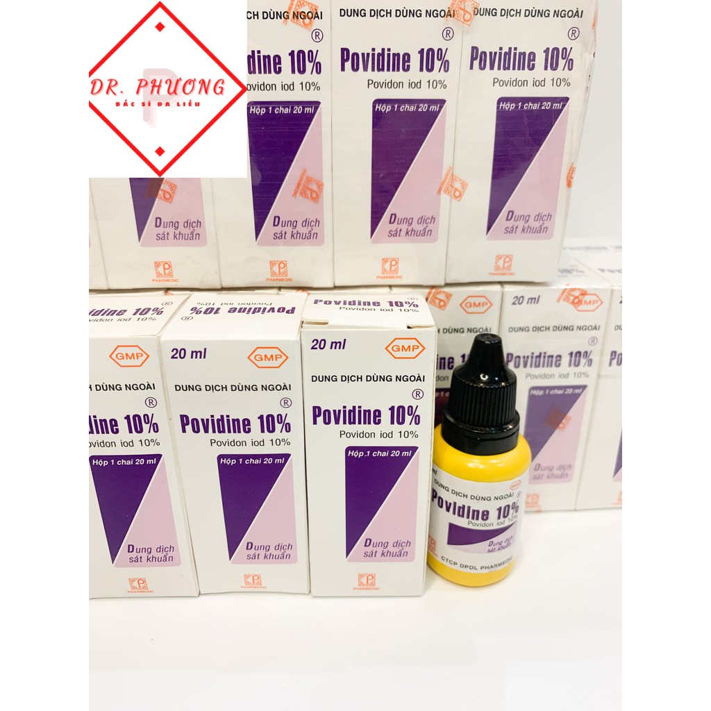 Dung dịch sát khuẩn Povidine 10% [20ml]