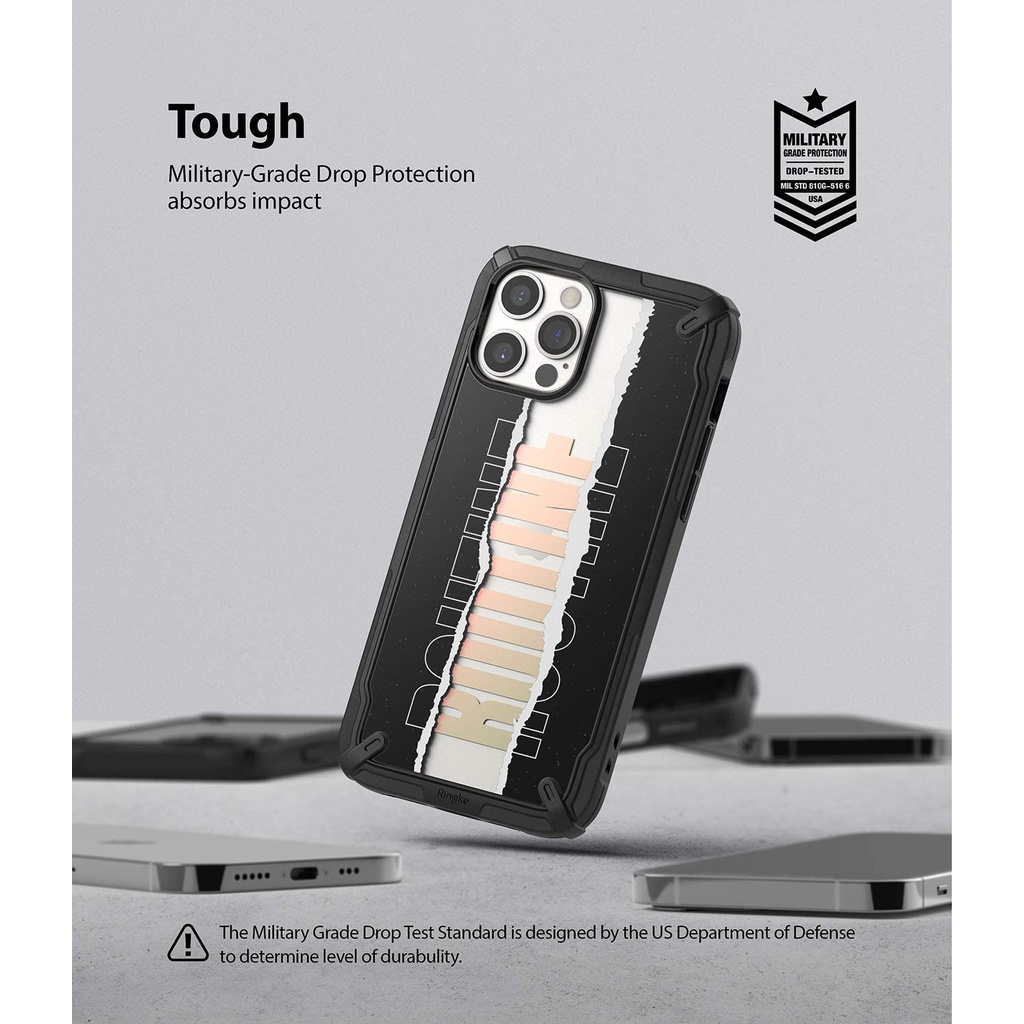 Ốp lưng iPhone 12 Pro Max / 12 Pro / 12 / 12 mini Ringke Fusion X - Nhập khẩu Hàn Quốc