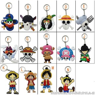 Móc khóa nhựa dẻo One Piece