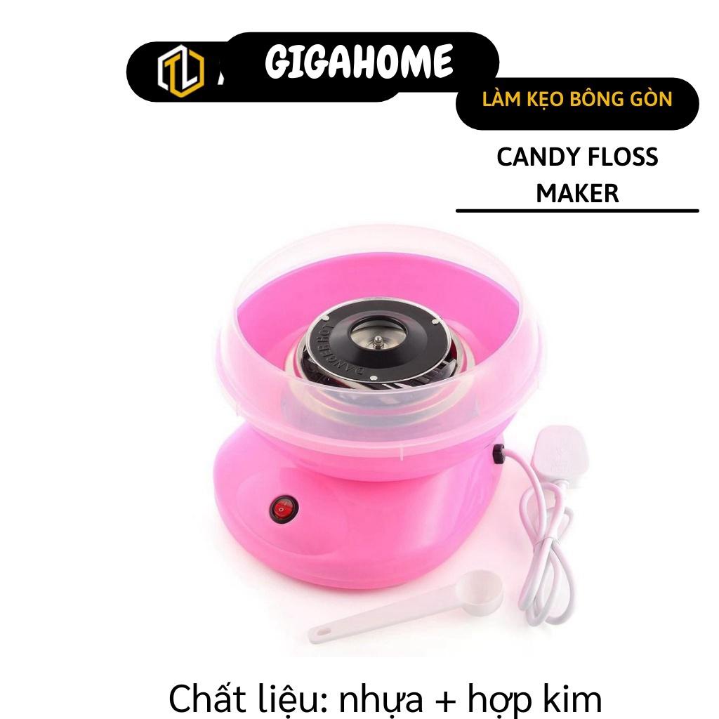 Máy làm kẹo bông gòn Candy Floss Maker CLGIGAHOME1288 tại nhà an toàn, tiện lợi, tiết kiệm thời gian màu ngẫu nhiên 2309