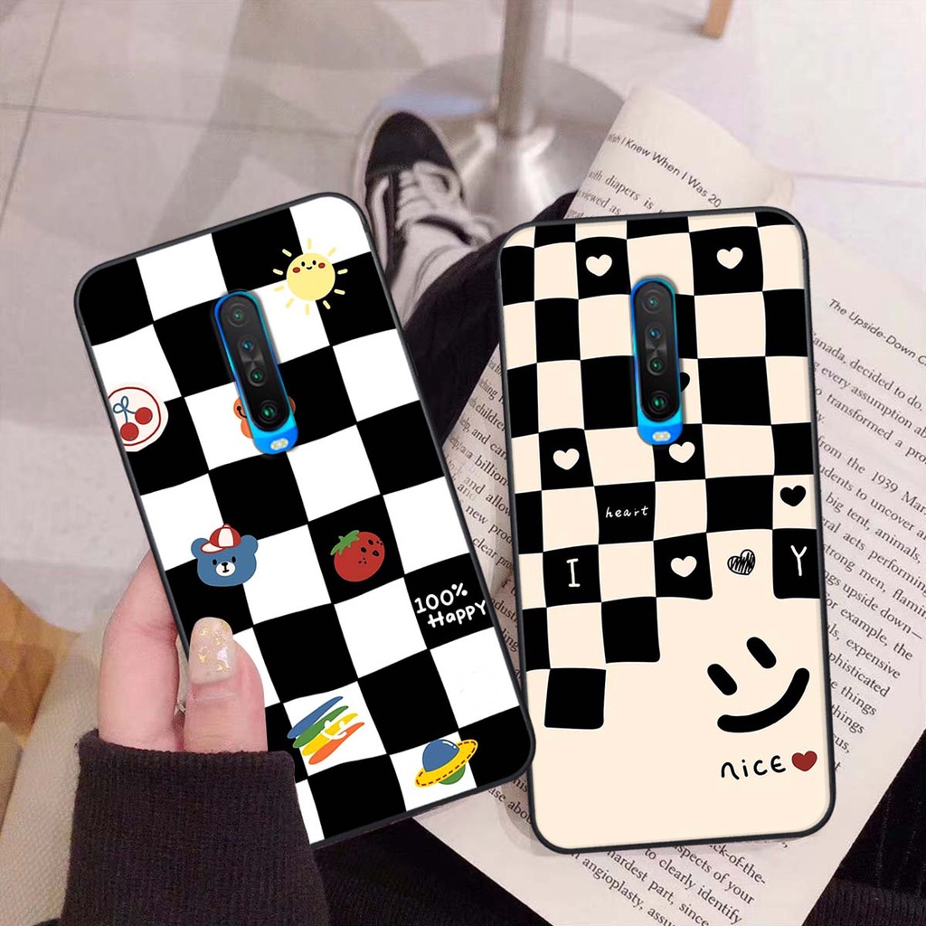 Ốp Xiaomi Redmi K30 họa tiết hoa, gấu thời trang, ốp dẻo bền đẹp