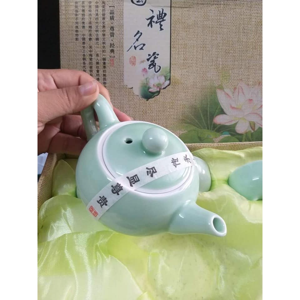 Bộ tách trà cá 3D - bộ tách trà gốm sứ cao cấp