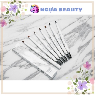 🦄 Chì Kẻ Mày 2 Đầu VÂN ĐÁ LAMEILA long lasting eyebrow sỉ rẻ nội địa lâu trôi chuẩn màu mèm mịn NGỰA BEAUTY