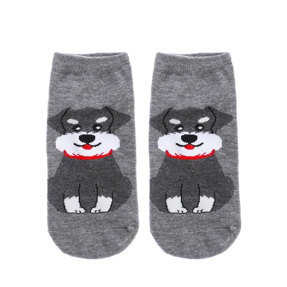 Vớ Cotton Cổ Cao Họa Tiết Dễ Thương Cho Nữ