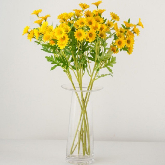 Hoa giả - Combo 10 cành Hoa cúc họa mi Havi 60cm decor bền, đẹp, thanh lịch, phụ kiện cho các studio