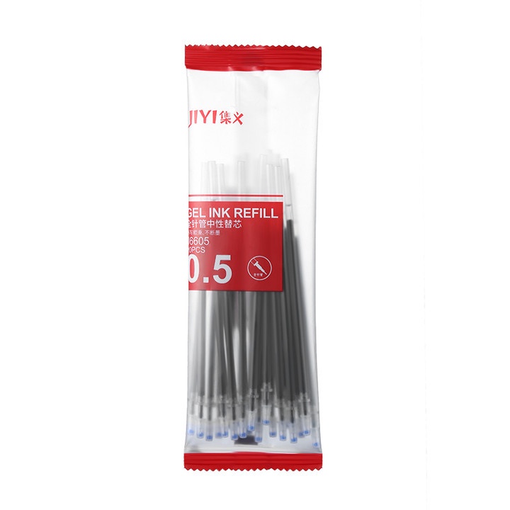 Ngòi bút gel mực đen xanh đỏ 13cm viết trơn nhiều màu phụ kiện văn phòng phẩm VP11