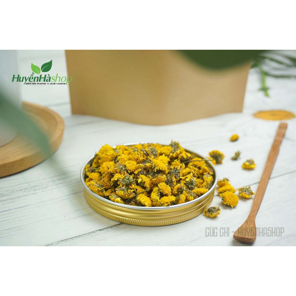 Trà Hoa Kim Cúc, Cúc Chi, Cúc Tiến Vua Sấy Lạnh Nguyên Bông - Trà Thảo Mộc Khô Giúp An Thần Ngủ Ngon Thảo Dược Duy Hưng
