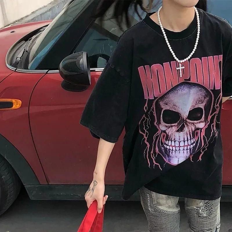 Áo thun tay ngắn áo thun form oversize street style nam và nữ áo thun oversize áo thun in hình NONPOINT DSUYP