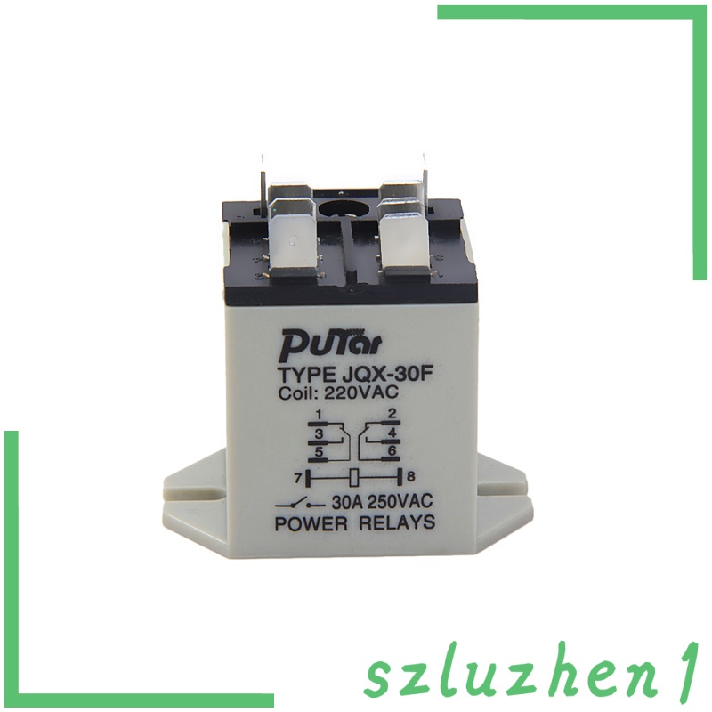 [Hi-tech]  JQX-30F 220V Coil AC Rating 250V 30 A 8-pin   type Power relay