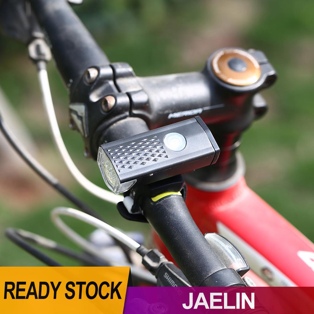 Đèn pha xe đạp 300LM LED chống nước + cáp sạc USB