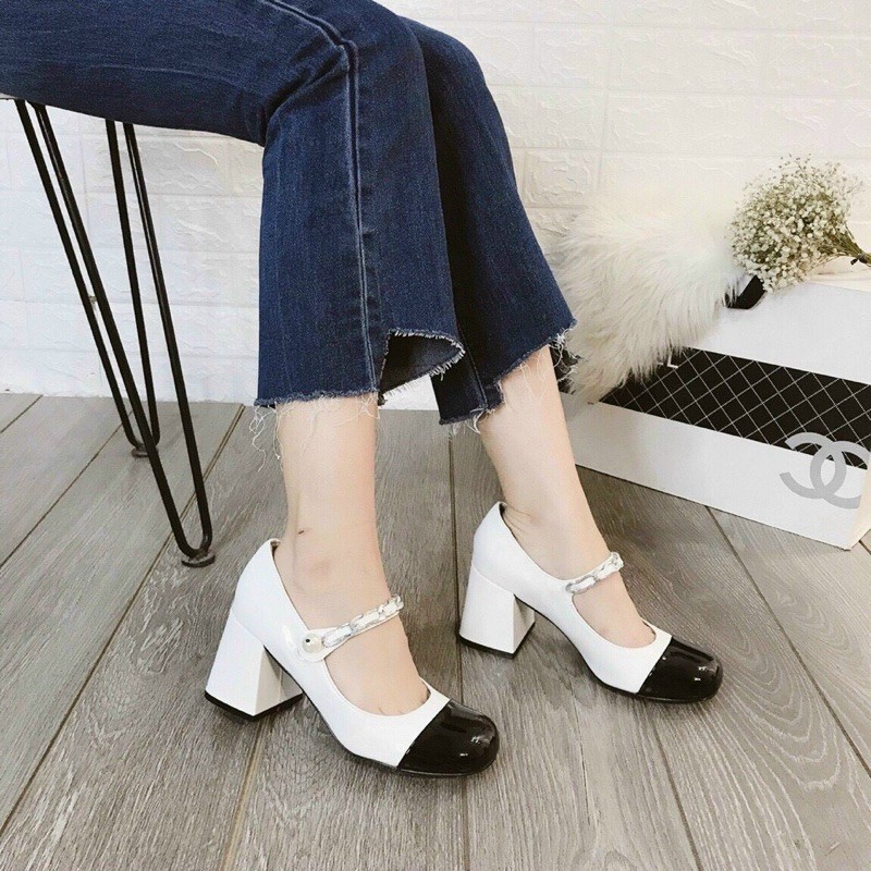 Giày búp bê cao gót miumiu fullbox