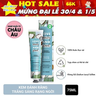 Kem đánh răng Love Beauty And Planet Bạc hà