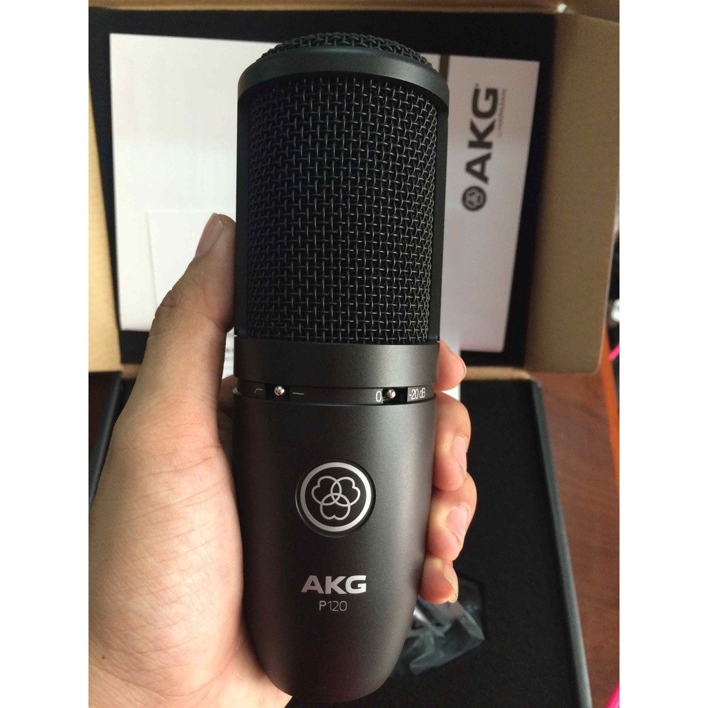 MICRO AKG P120 - Mic thu âm nhạc cụ, giọng hát, livestream chất lượng cao