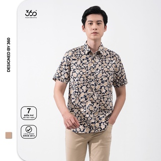 Áo sơ mi nam 360 BOUTIQUE ngắn tay họa tiết - SDBTK218-10