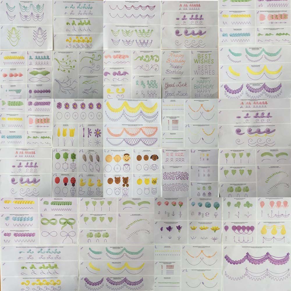 Giấy tập vẽ trang trí bánh kem thích hợp cho người mới bắt đầu