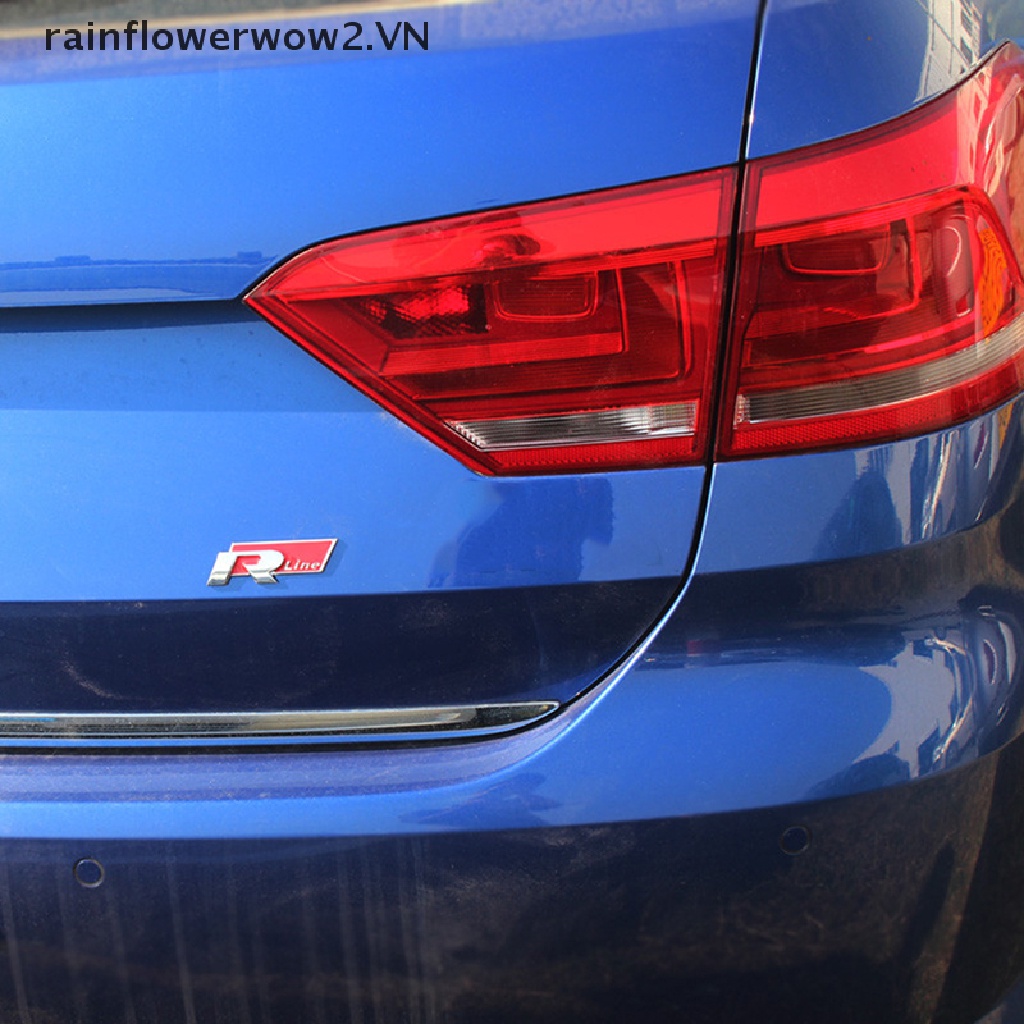 Miếng Dán Chữ R-LINE Bằng Kim Loại Trang Trí Xe Hơi VW CC GTI Passat