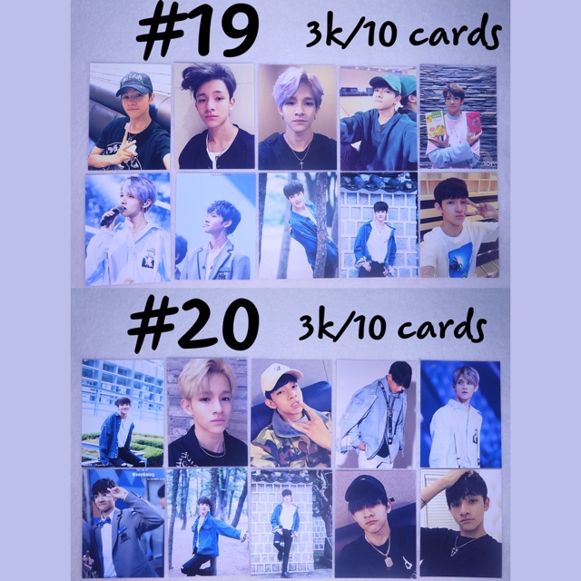 (Có sẵn) Sale set card Samuel 2