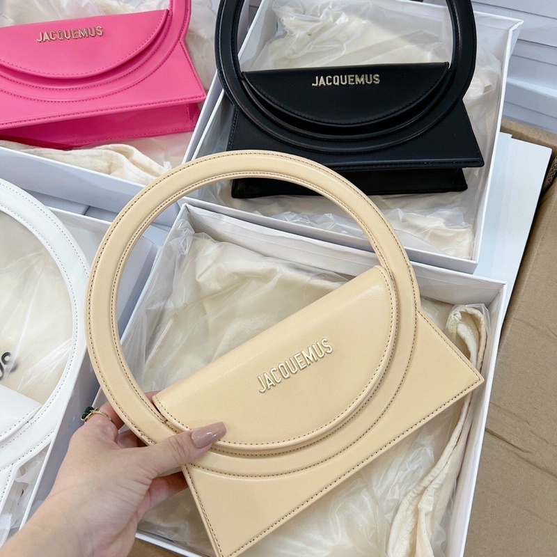 Túi quai tròn W966-24 MUS LE SAC ROND  Mẫu mới nhất hot nhất về rồi đây ạ! Full box - túi vải