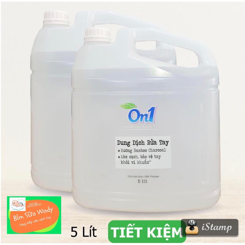 Dung Dịch Rửa Tay Khô On1 Hương Bamboo Charcoal 5 Lít | BigBuy360 - bigbuy360.vn