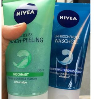 Sữa rửa mặt nivea dành cho da hỗn hợp và da thường