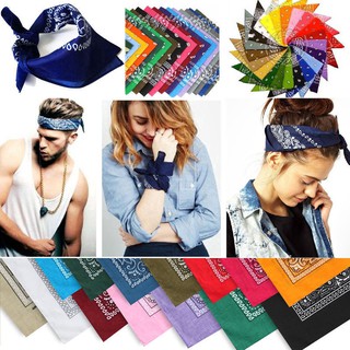 Khăn Turban Vuông Bandana Họa Tiết Cổ Điển (Có Sỉ) 55x55 cm