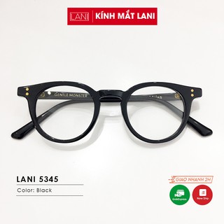 Gọng Kính Cận Tròn Chữ V  chất liệu nhựa chắc chắn siêu bền Lani 5345 - Lắp Mắt Cận Theo Yêu Cầu