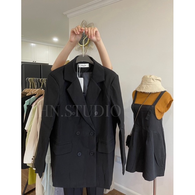 Áo Blazer nữ - Áo Blazer fom rộng hàng quảng châu cao cấp