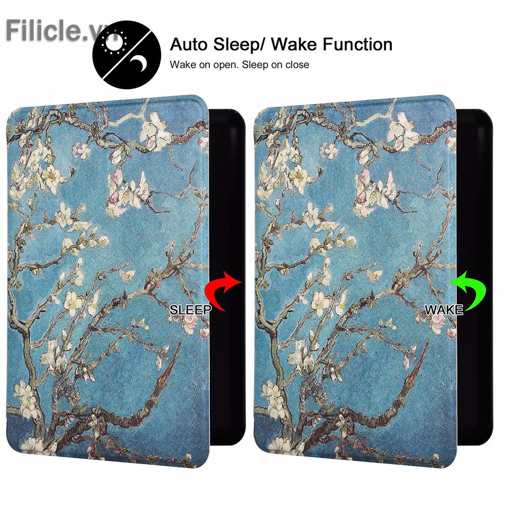 Bao da PU + PC cứng thời trang sang trọng cho Kindle Paperwhite 4 2018 Gen 10 PQ94WIF E-book