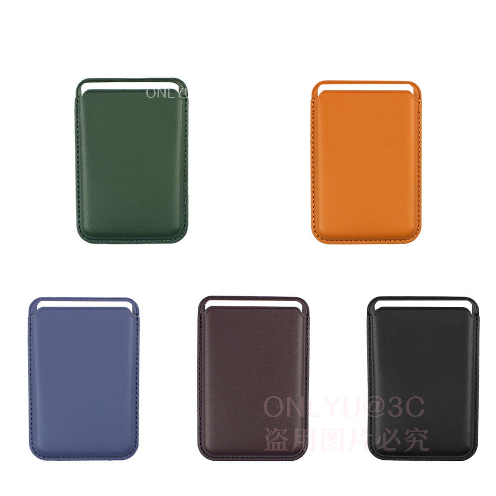 Bao Da Điện Thoại Từ Tính Nhiều Màu Sắc Có Ngăn Đựng Thẻ Cho iphone 12 14 15 pro max Giá Đỡ