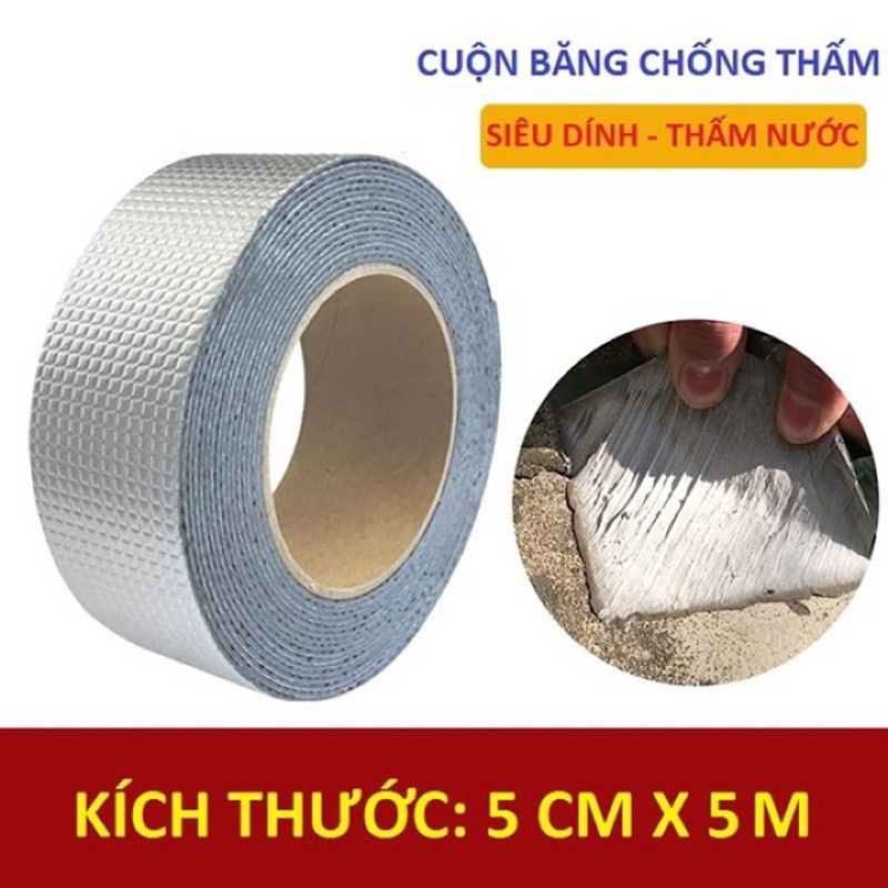 BĂNG KEO SIÊU DÍNH CHỊU NƯỚC VÁ LỖ THỦNG ĐA NĂNG ( Loại 1 )