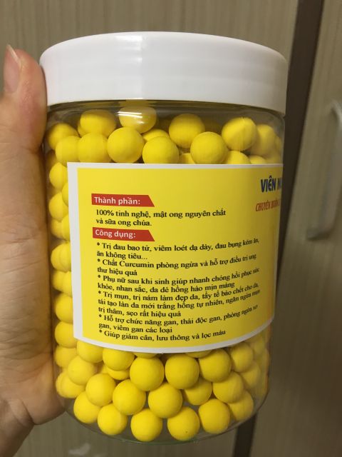 500 gr Viên tinh nghệ sữa ong chúa (giá sỉ) | BigBuy360 - bigbuy360.vn