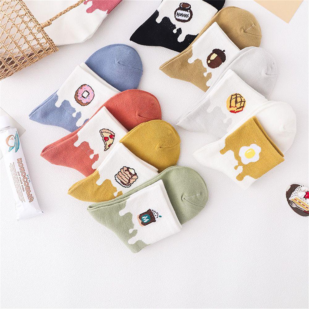 Vớ Cotton In Họa Tiết Hoạt Hình Vui Nhộn Thời Trang Mùa Đông Cho Nam